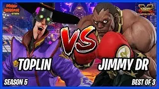 💢BEST OF 3💢 TOPLIN F A N G vs JIMMY DR Balrog ➤ Street Fighter V Champion Edition