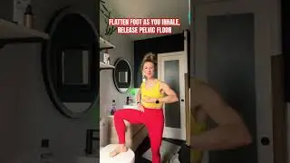 Breathing bathroom routine #shortsvideo #breathwork #core