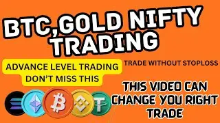 NIFTY TRADE WITHOUT STOPLOSS TAKE HUGH PROFIT #nifty #trading #btc