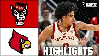 NC State Wolfpack vs. Louisville Cardinals | Full Game Highlights | ESPN College Basketball
