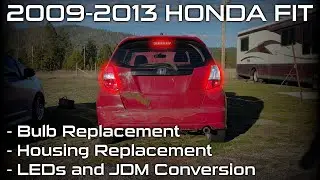 Всё о задних фонарях на американской версии Honda Fit GE8