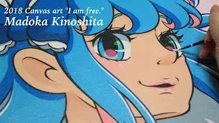 Акриловая краска на холсте “I am free.