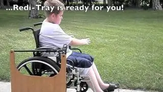 Redi-Tray, a convenient, accessible wheelchair tray