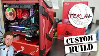 GUNDAM ZAKU II PC Build | B550M Zaku | LC 240 RGB Zaku II | RTX 3080 (time lapse)