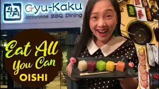 Filipina trying out Japanese Mukbang•Gyu-Kaku•Chicago City