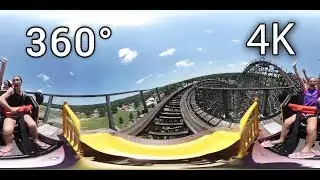 Kentucky Rumbler front seat 360° on-ride 4K POV Beech Bend