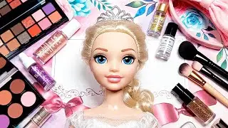 ASMR Wedding Makeup for Frozen ELSA 💙 Tingly Roleplay & Brush Sounds
