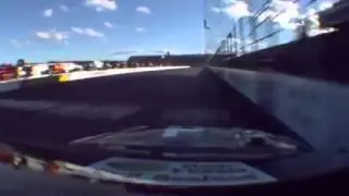 Denny Hamlin onboard NHMS Final restart to the checkered