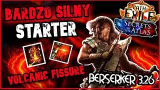 [POE1] 🔥IDEALNY STARTER dla nowego gracza🔥 | Volcanic Fissure of Snaking - Berserk 3.26 |