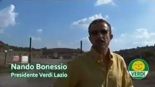 Rifiuti: sopralluogo dei Verdi a Corcolle - San Vittorino (Roma)