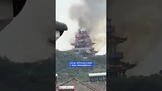 Fire engulfs 1,500-year-old temple in China