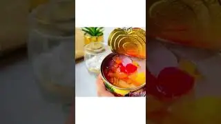 Easy Creamy Fruit Delight 🍧 #shorts #short #dessert #easyrecipe #recipe