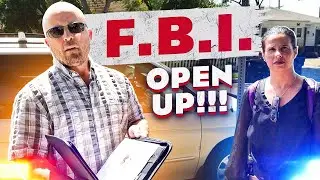 FBI VISIT TO MY HOUSE -  INTIMIDATION FAIL - FEDS DRIVE 200 MILES TO ASK ONE QUESTION