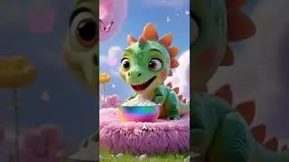Dino Rhyme | Little Miss Muffet | Nursery Rhymes #dinosongforkids