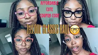 ZEELOOL GLASSES TRY ON HAUL/REVIEW (Coupon Code, Affordable Cute Glasses, Trendy)
