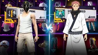 TRANSFORMEI UMA CONTA BOOT E PEGUEI A SKIN DO SUKUNA NO FREE FIRE
