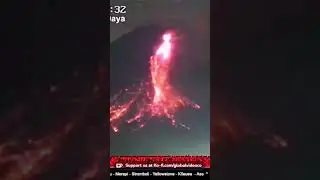 Merapi huge lava flows #merapivolcano