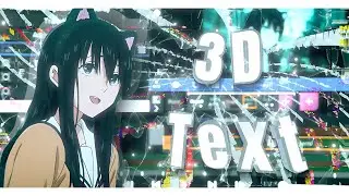 3d Text And CC - Node Video AMV Tutorial