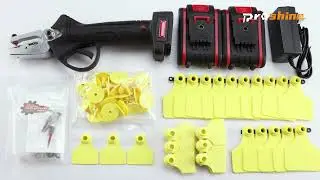 Effortless Livestock Tagging: Proshine Electric Ear Tag Plier & Automatic Ear Puncher