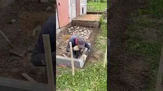 Precision Installation❗️ #construction #works #diy #landscape #satisfying #garden