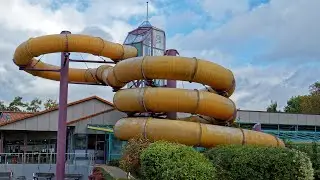 gelbe Röhrenrutsche :: Riesenrutsche | Hallen-  und Freibad Wingst