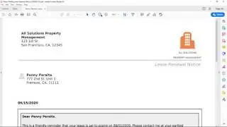 Send Lease Renewals to Tenants