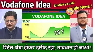 Vodafone Idea share latest news,Buy or sell,Kya kare ?,future Analysis,VI AGR News,idea target 2030
