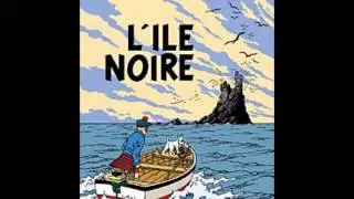 Tintin - Den svarta &ouml;n (Ljudbok)