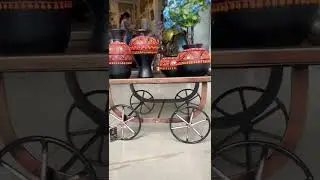 Push Cart for Dining table #shorts #viralshorts #viralvideo #pushcart #homedecor #metalart