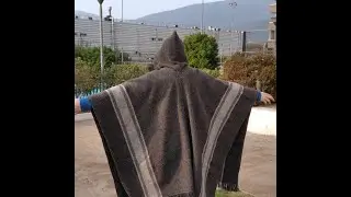 Nela Creaciones - Capucha Poncho en Telar María Parte I. NelaCreaciones