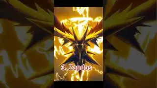 Top 5 Legendary Pokemon From Kanto Region || #shorts #pokemon #viral
