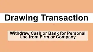 Withdraw Cash for Personal Use Entry in Tally Prime | Drawing to Cash journal entry in Tally Prime