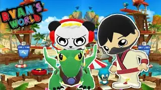 Tag with Ryan Tiger Ninja Ryan with green dragon 🐉 🐉🐉 Android game play!!