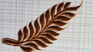 Stylish henna Leaves - juicy henna leaves - henna vines - 2021/2022 - #shorts @TazaheenArt