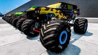 INSANE Monster Jam Action! New Monster Trucks, Freestyle & Epic Fails