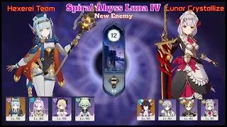 New Spiral Abyss 6.4 | F2p C0 Ineffa Hexerei Team & C6 Noelle Lunar Crystallize | Genshin Impact