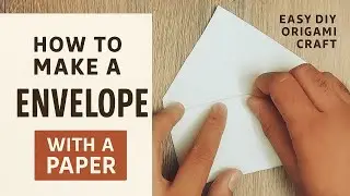 How to Make an Envelope with A4 Paper | Easy DIY Origami Craft