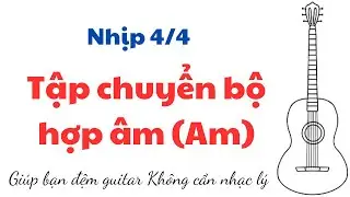 Nhịp 4/4 (Bolero) và cách chuyển bộ hợp âm La thứ (Am) . Chia sẻ dành cho bạn không biết nhạc lý