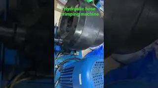 Hydraulic hose crimping machine.   techmaflex      made in france