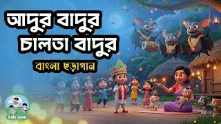 Adur Badur | আদুর বাদুর সহ আরও বাংলা ছড়াগান | KIDS ZONE BD