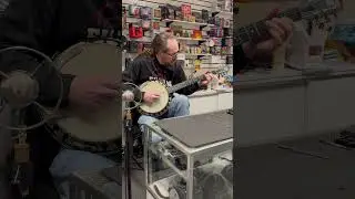 Couple Fiddle Tunes on a Deering B-6 Banjitar #shorts