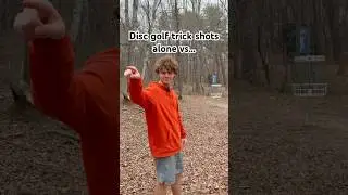 Disc golf trick shots alone vs&hellip; #discgolf #frisbeegolf #frolf