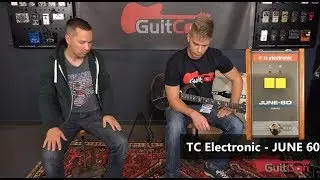 Checking out TC Electronic JUNE-60 Chorus at GuitCon 2017