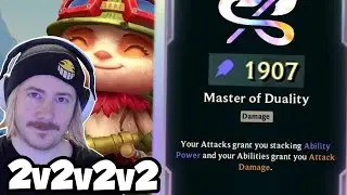 Turning Teemo Into An INFINITE STACKER In The New 2v2v2v2 Gamemode