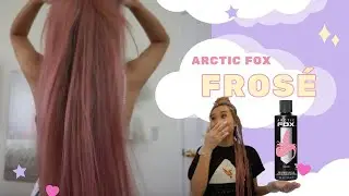 Coloring My Hair Pink By Myself?! | Arctic Fox - Frosé ♡