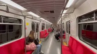 Przejazd Wagomasz 81(38) | Metro Warszawskie | Linia M1(Świętokrzyska-Dworzec Gdański) 4K