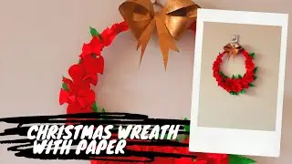 Simple And Easy Christmas Wreath /Paper Christmas Wreath/Christmas Decoration Ideas/Mehraf's