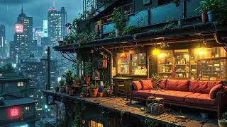 Rainbyte Radio ｜ Relaxing Lo fi Beats with Midnight City Rain ｜ Chill Tracks for Study, Focus