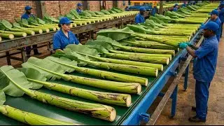 Inside a High-Tech Banana Stem Factory You’ve Never Seen Before