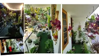 Balcony Makeover/Home Decor Ideas// Hanging Plants//Mini Garden//LITTLE SPACE